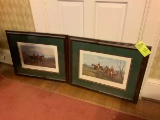 Framed set of Hunt litho prints 24
