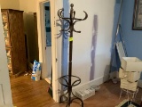 Coatrack, circular w/6 arms, 3 feet; 73