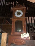Handmade Clock, Made by Resident of Benson, NC, Chimes, Pendulum, Second Hand, Roman Numeral Gilded