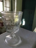 Case of American Bicentennial short-stemmed whiskey glasses, imprinted 200 Years