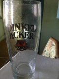 2 cases, 24 count, .5 liter beer glasses, imprinted DINKEL ACKER