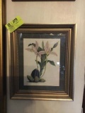 Group of 4 framed botanical prints, 19
