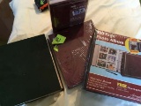 Four Photo Albums, New, Various Sizes and Colors