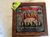 Framed Yukon Gold Advertising Piece, 15x15