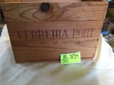 Wooden Wine Crate, P.W. Inc. Charlotte Vintage 1977, 16.5x13x12