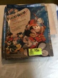 Large Vintage Mickey Mouse Club Coloring Set Box with Sketches (box poor condition)