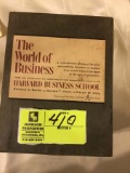 Four Volume Hardbound Book Set of The World of Business, Harvard Business School, Volumes I, II, III