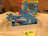 World Map Extra Large Floor Puzzle, 33 