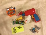 Children's' Plastic, Wooden, and Wind Up Toys, Various Styles and Colors
