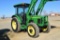 JD 5520 C/A 4WD W/ 542 SELF LEVELING LDR BUCKET 884 HRS (WE DO NOT GUARANTEE HOURS)