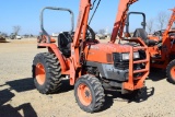 KUBOTA L2800 ROPS 4WD W/ LA463 LDR BUCKET HST TRANS 653HRS (WE DO NOT GUARANTEE HOURS)