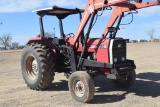 MF 283 CANOPY 2WD STANDARD TRANS W/ 2426 LDR BUCKET 6653HRS (WE DO NOT GUARANTEE HOURS)