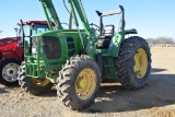 JD 6100D ROPS 4WD W/ 563 LDR BUCKET POWER REVERSER 3556HRS (WE DO NOT GUARANTEE HOURS)