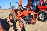 KUBOTA L3400 ROPS 4WD W/ NT2834 LDR BUCKET STANDARD TRANS 542HRS (WE DO NOT GUARANTEE HOURS