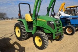 JD 4320 ROPS 4WD W/ 400X LDR BUCKET POWR REVERSER 2523HRS (WE DO NOT GUARANTEE HOURS)