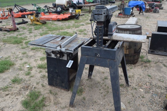 RADIAL SAW AND TABLE SAW