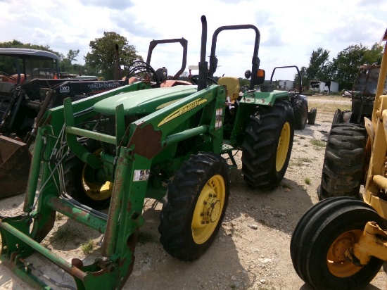 JD 5055E ROPS 4WD W/ LDR BUCKET SALVAGE