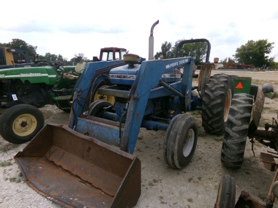 FORD 6610 W/ LDR SALVAGE