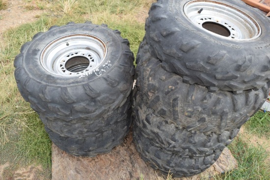 ATV TIRES AND WHEELS 7 COUNT