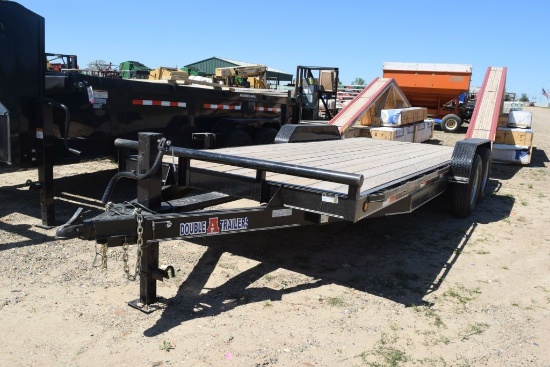 20FT DOUBLE A TRAILER W/ TITLE