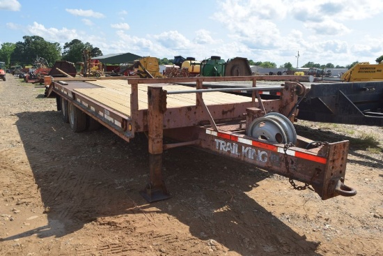 25FT TRAIL-KING PINTLE HITCH TRAILER NO TITLE