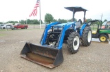 NH WORKMASTER 55 CANOPY 4WD W/ LDR BUCKET 1822HRS (WE DO NOT GUARANTEE HOURS)
