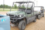 KAWASAKI MILE PROFX 4WD SIDE BY SIDE W/ SEEDER AND BOOM NO TITLE
