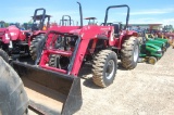 MAHINDRA 5555 4WD ROPS W/ LDR AND BUCKET