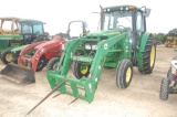 JD 6320 2WD C/A W/ LDR AND HAY SPEAR
