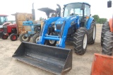 NH PWERSTAR 120 4WD C/A W/ LDR AND BUCKET 2329HRS. WE DO NOT GAURANTEE HOURS