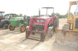 MAHINDRA 6000 CANOPY 2WD W/ LDR HAY FORKS