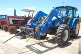 NH T5070 4WD C/A W/ LDR AND HAY SPEAR