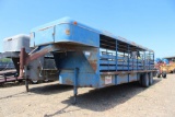 24FT GN STOCK TRAILER