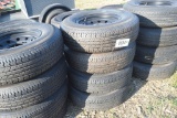 235X80R16 TIRES AND WHEELS 4 COUNT