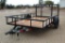 12FT BUMPER PULL TRAILER W/GATE (NO TITLE)