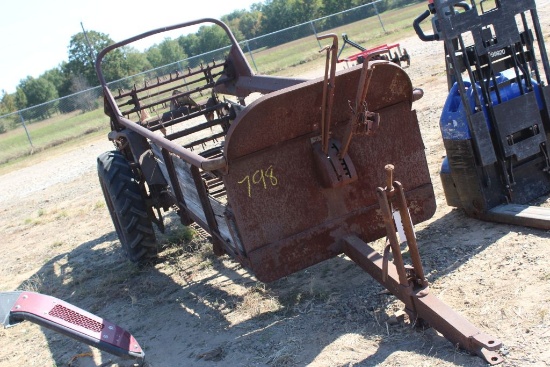 3 CUBIC FT MANURE SPREADER W/NEW TIRES
