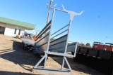METAL SEMI CATTLE LOADING CHUTE