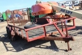 16FT UTILITY TRAILER  W/GATE (NO TITLE)