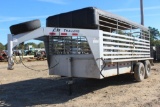 GM 16FT GN STOCK TRAILER W/TITLE