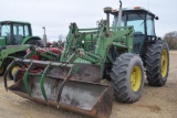 JD 3155 4WD C/A W/LDR&GRAPPLE BUCKET