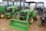 JD 3038E 2WD CANOPY W/ LDR AND BUCKET 101HRS. WE DO NOT GAURANTEE HOURS