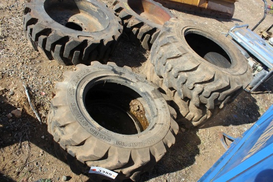 SKID STEER TIRES 3 COUNT