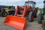 KUBOTA 120 4WD C/A W/ LDR AND BUCKET