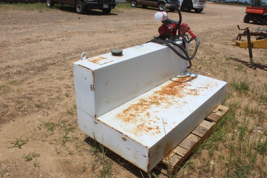 L SHAPED FUEL TANK W/PUMP