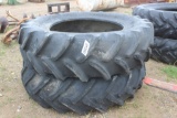 PAIR OF 38 TIRES NO MATCH