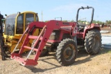 MAHINDRA 5530 4WD ROPS W/LDR SALVAGE