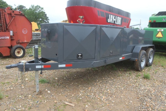960 GALLON FUEL TRAILER W/BIG TOOL BOX W/TITLE