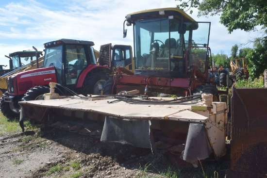 NH HW340 SELF PROPELLED HAY CUTTER W/ HEADER SALVAGE
