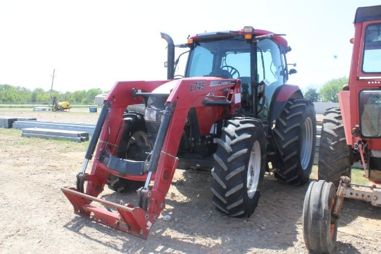 CASE 120 4WD C/A W/LDR SALVAGE 6346 HRS (WE DO NOT GAURANTEE HRS)