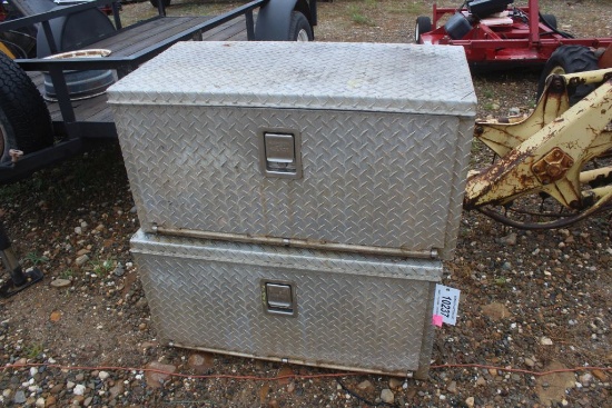 2 ALUMINUM TOOL BOXES
